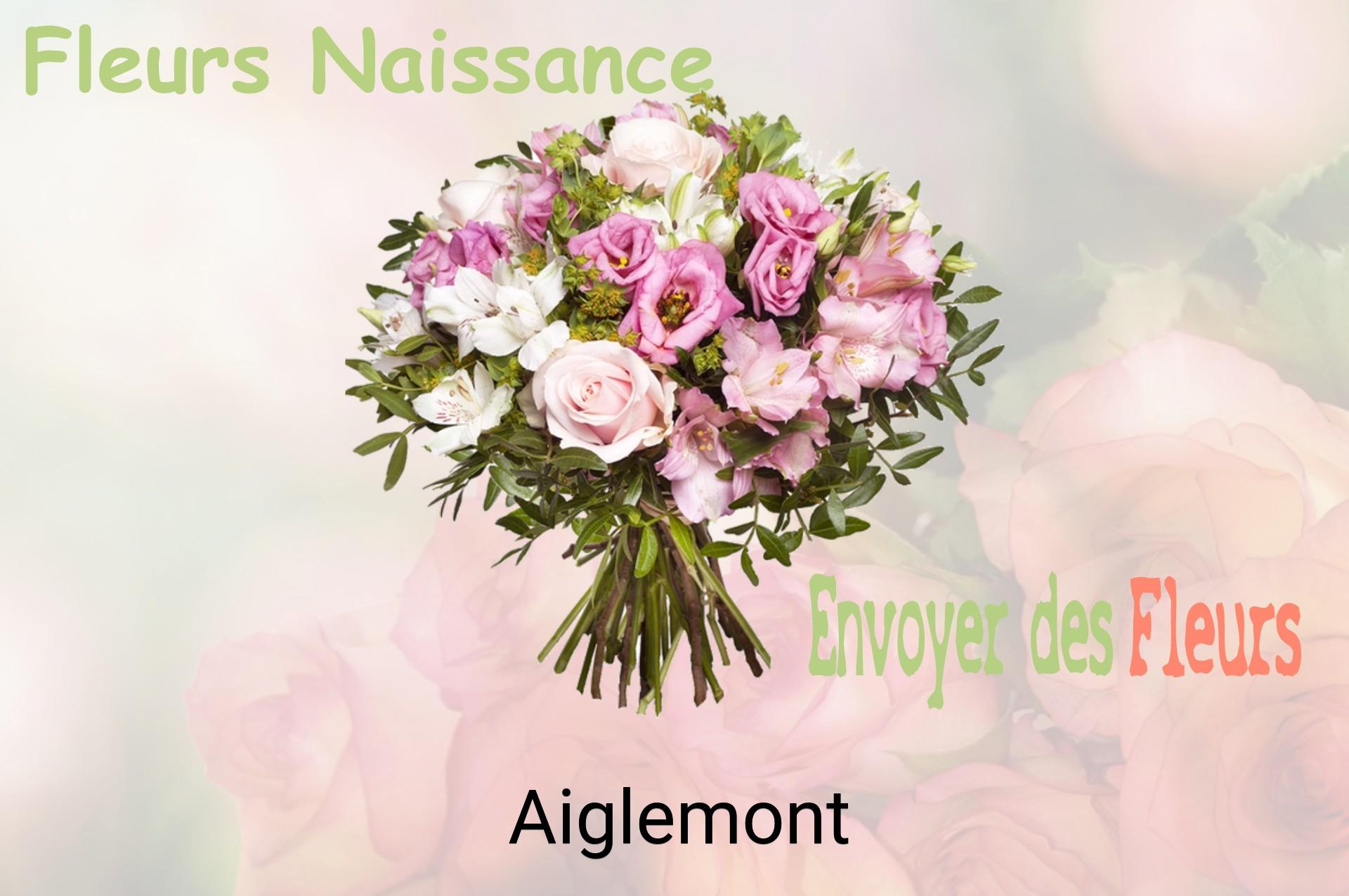 Bouquet de fleurs de naissance livré à Aiglemont